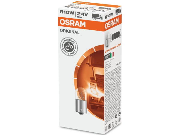 OSRAM Ersatzleuchtmittel Glühlampe 24V 10W BA15s