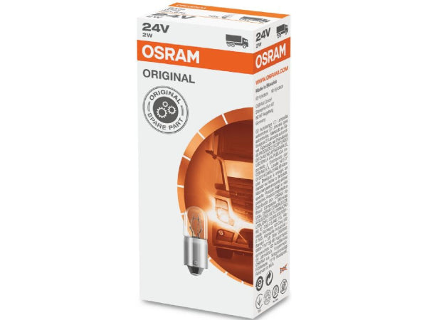 Ampoule de lampe de remplacement OSRAM 24V 2W BA9S