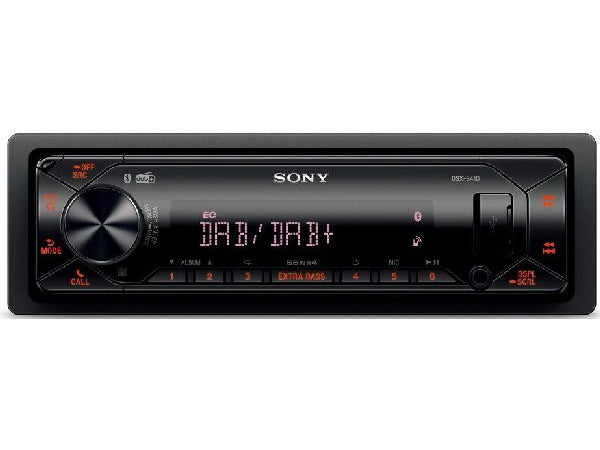 Sony Vehicle Hifi Dab + Mecaless Tailleur + Antenne Dual BT / USB, Aux-in, Microphone
