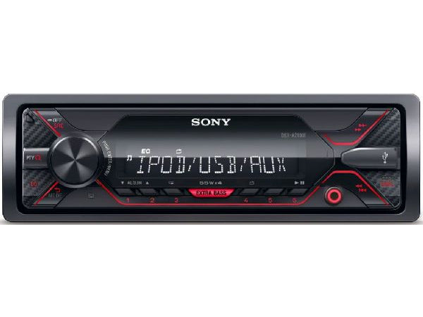 Sony Vehicle Hifi Mecaless Tuner Front USB e Aux-in