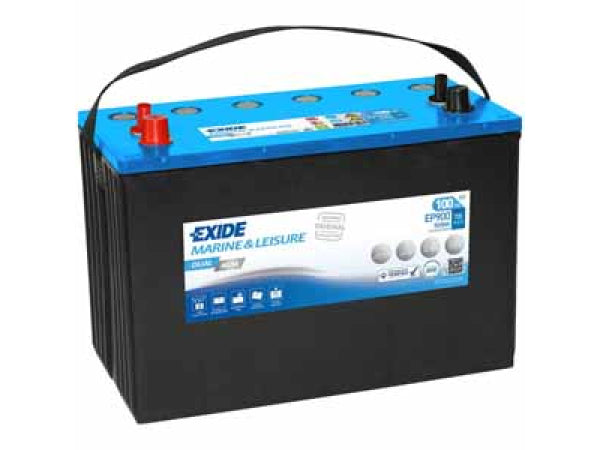 Exide vehicle battery dual 12V/100AH/720A LXBXH 330x173x240mm/W/C: 1
