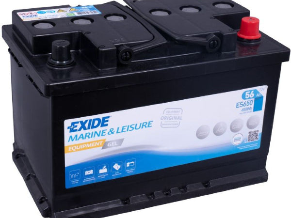 Exide vehicle battery Equipment Gel 12V/56AH/460A LXBXH 278x175x190mm/B13/S: 0