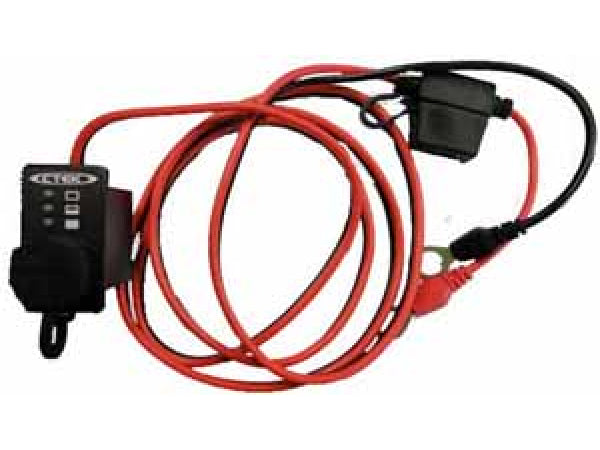 C-TEK Vehicle battery charger Battery connection cable 1500mm with LED state display (ring cable shoe)