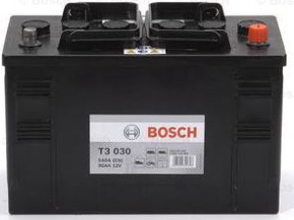 BOSCH Fahrzeugbatterie Starterbatterie Bosch 12V/90Ah/540A LxBxH 349x175x235mm/S:0