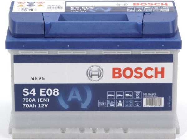 BOSCH Fahrzeugbatterie EFB-Batterie Bosch 12V/70Ah/760A LxBxH 278x175x190mm/S:0