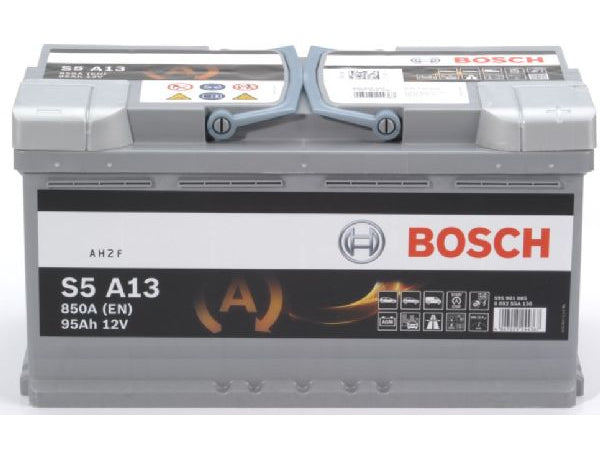 BOSCH Fahrzeugbatterie AGM-Batterie Bosch 12V/95Ah/850A LxBxH 353x175x190mm/S:0