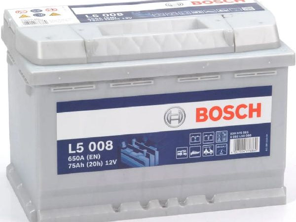 BOSCH Fahrzeugbatterie Versorgungsbatterie Bosch12V/75Ah/650A LxBxH 278x175x190mm/S:0