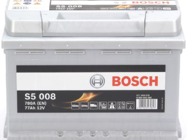 BOSCH Fahrzeugbatterie Starterbatterie Bosch 12V/77Ah/780A LxBxH 278x175x190mm/S:0