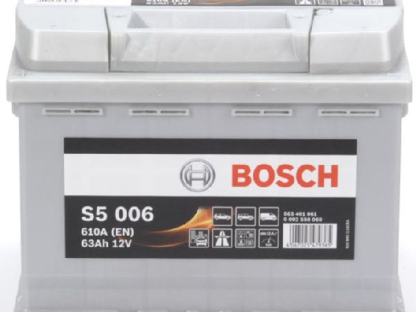 Bosch vehicle battery starter battery Bosch 12V/63AH/610A LXBXH 242x175x190mm/s: 1