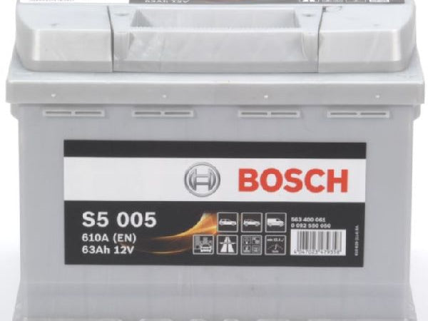 BOSCH Fahrzeugbatterie Starterbatterie Bosch 12V/63Ah/610A LxBxH 242x175x190mm/S:0