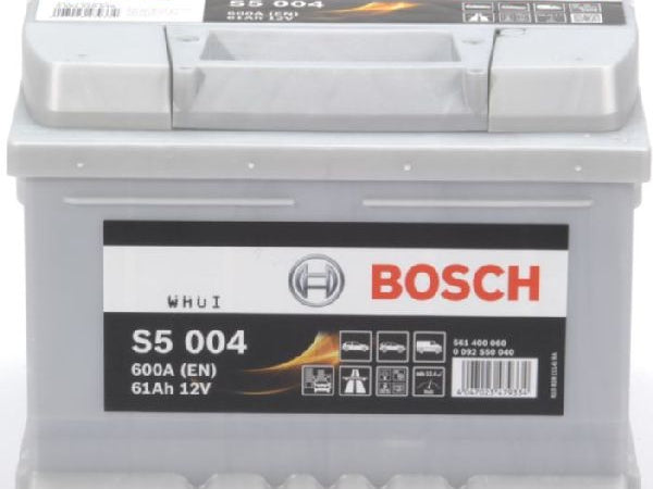 BOSCH Fahrzeugbatterie Starterbatterie Bosch 12V/61Ah/600A LxBxH 242x175x175mm/S:0