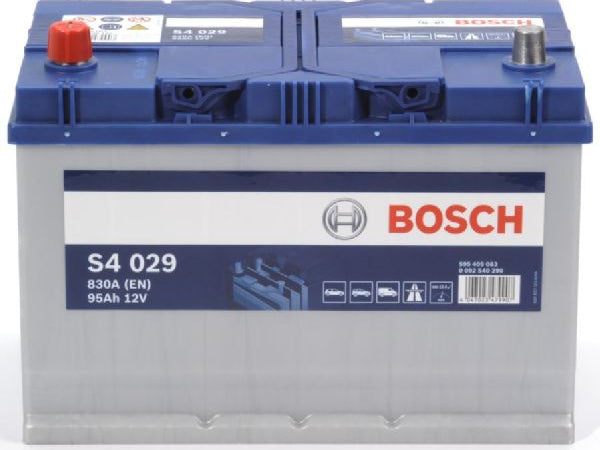 BOSCH Fahrzeugbatterie Starterbatterie Bosch 12V/95Ah/830A LxBxH 306x173x225mm/S:1