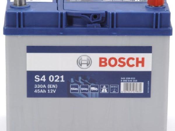 BOSCH Fahrzeugbatterie Starterbatterie Bosch 12V/45Ah/330A LxBxH 238x129x227mm/S:0