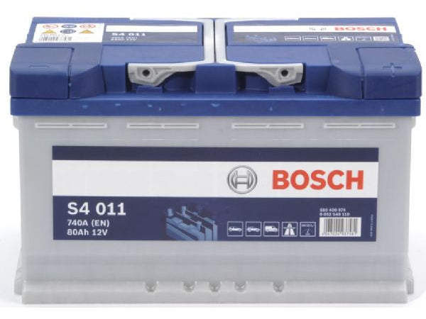 BOSCH Fahrzeugbatterie Starterbatterie Bosch 12V/80Ah/740A LxBxH 315x175x190mm/S:0