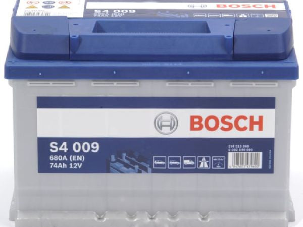 BOSCH Fahrzeugbatterie Starterbatterie Bosch 12V/74Ah/680A LxBxH 278x175x190mm/S:1