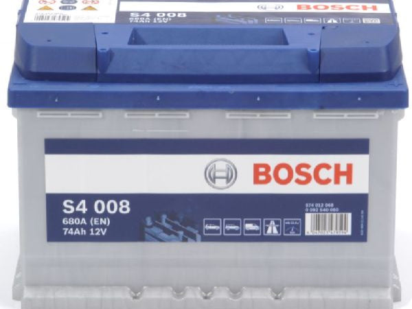 BOSCH Fahrzeugbatterie Starterbatterie Bosch 12V/74Ah/680A LxBxH 278x175x190mm/S:0