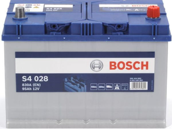 BOSCH Fahrzeugbatterie Starterbatterie Bosch 12V/95Ah/830A LxBxH 306x173x225mm/S:0