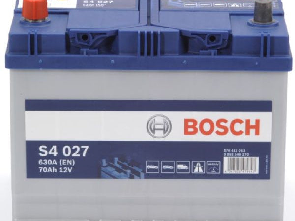 BOSCH Fahrzeugbatterie Starterbatterie Bosch 12V/70Ah/630A LxBxH 261x175x220mm/S:1
