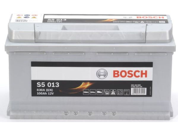 BOSCH Fahrzeugbatterie Starterbatterie Bosch 12V/100Ah/830A LxBxH 353x175x190mm/S:0