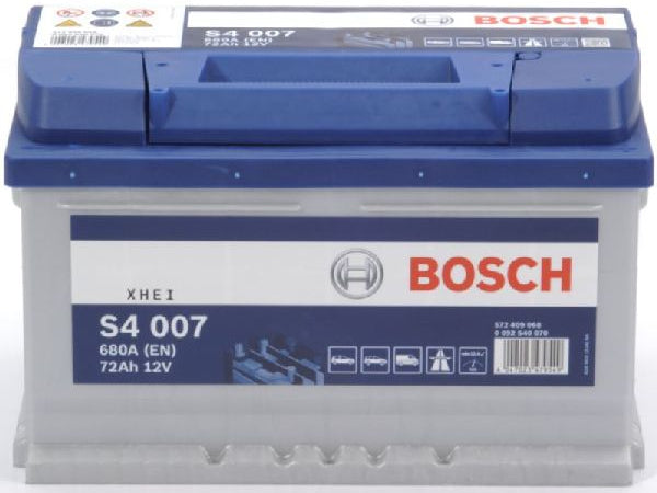 BOSCH Fahrzeugbatterie Starterbatterie Bosch 12V/72Ah/680A LxBxH 278x175x175mm/S:0