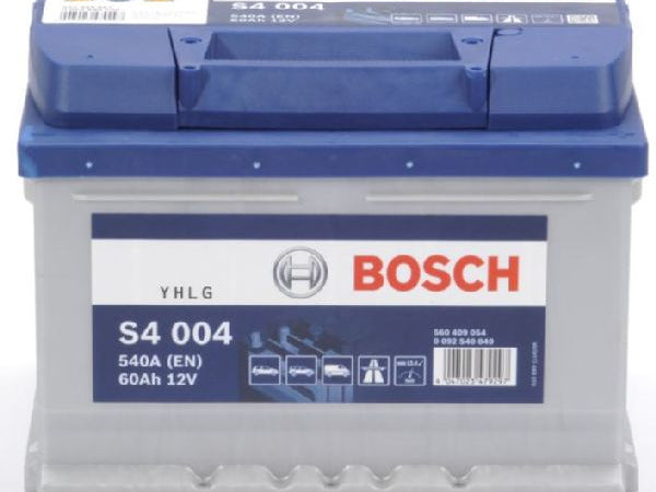 BOSCH Fahrzeugbatterie Starterbatterie Bosch 12V/60Ah/540A LxBxH 242x175x175mm/S:0