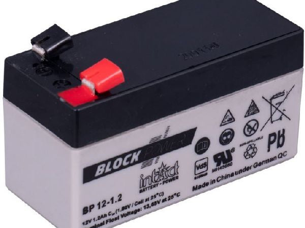 INTACT Fahrzeugbatterie Block-Power 12V/1.2Ah