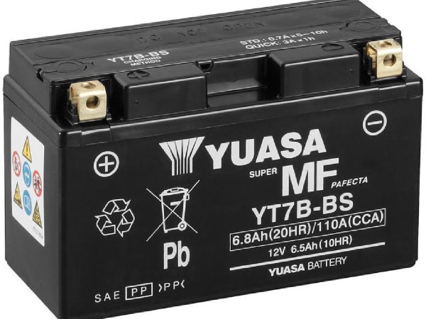 Batteria per veicoli Yuasa AGM 12V/6.8AH/110A