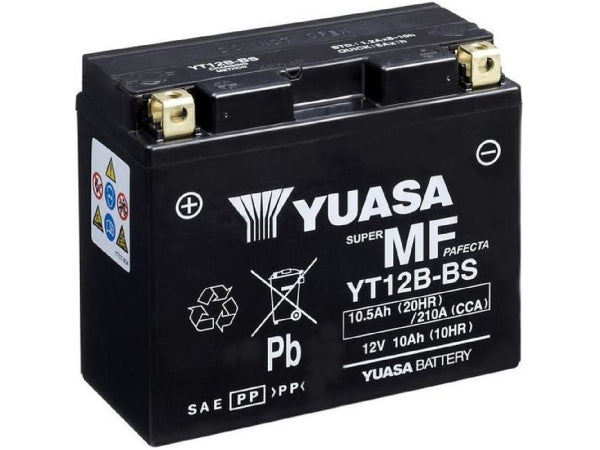 Yuasa vehicle battery AGM 12V/10.5AH/210A