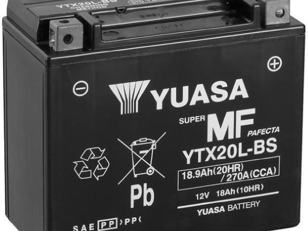 Batteria per veicoli Yuasa AGM 12V/18.9AH/270A