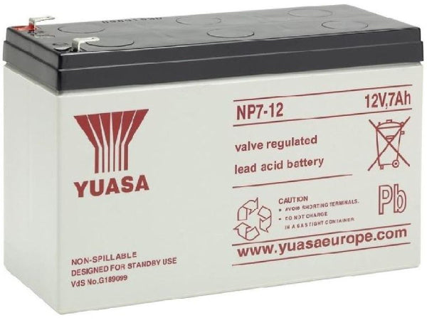 Yuasa Vehicle Battery Auxilliary 12V/7Ah