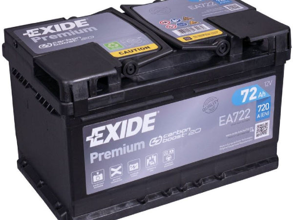 Exide Vehicle Battery Premium 12V/72Ah/720A