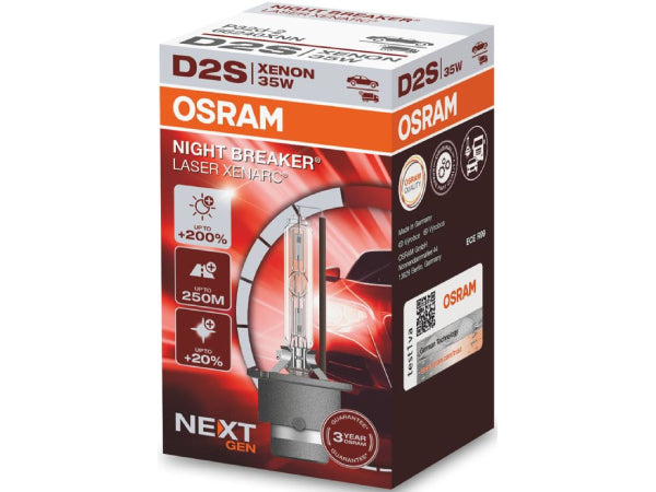 OSRAM replacement luminoid Xenarc Night Breaker Laser D2S