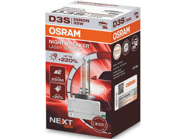 OSRAM Ersatzleuchtmittel XENARC Night Breaker Laser D3S 35W
