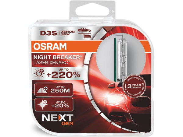 OSRAM Ersatzleuchtmittel XENARC Night Breaker Laser Duobox