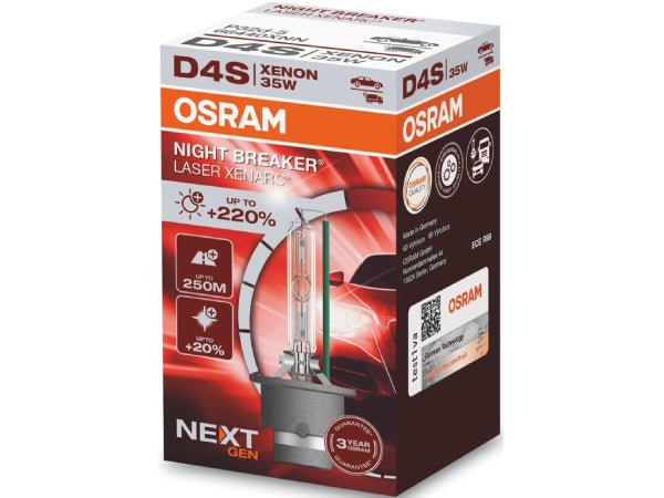 OSRAM replacement luminaries Xenarc Night Breaker Laser D4S