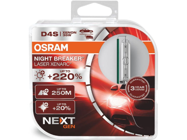 OSRAM Ersatzleuchtmittel XENARC Night Breaker Laser Duobox