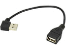 Câble d'extension USB Phonocar 90 ° Homme / USB 15cm
