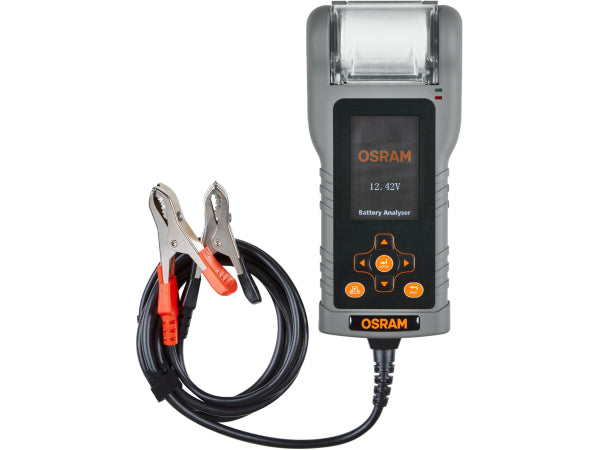 Test de batterie du chargeur de batterie du véhicule OSRAM par testeur de batterie