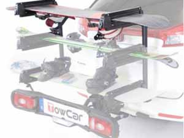 TOWCAR cargo carrier & accessories extension Ski-Snowboardtr. Aneto