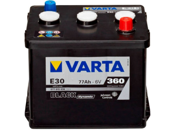 VARTA Fahrzeugbatterie Starterbatterie Varta 6V/77Ah/360A