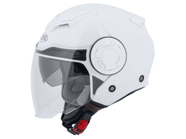Casco del casco motociclistico MTR Demi-jet 5 EVO Weiss XL