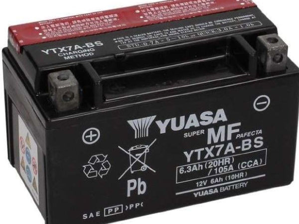 Yuasa vehicle battery AGM 12V/6.3AH/105A
