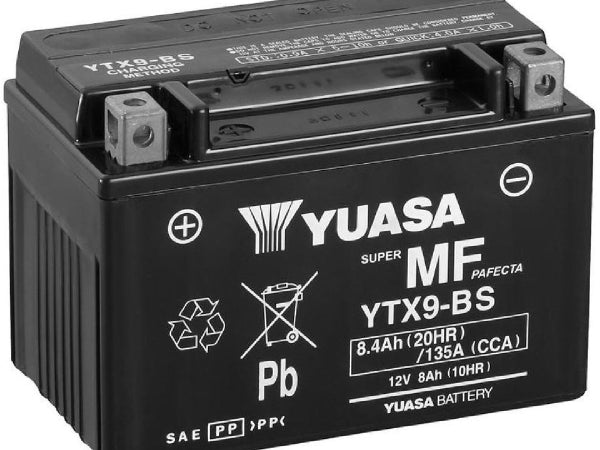 Batteria per veicoli Yuasa AGM 12V/8.4AH/135A