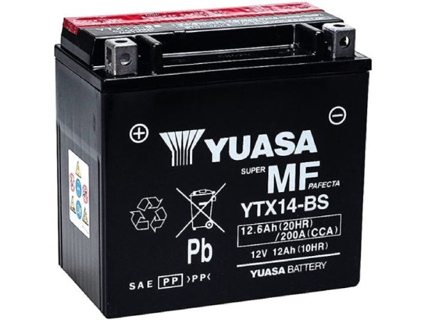 Batteria per veicoli Yuasa AGM 12V/12.6AH/200A