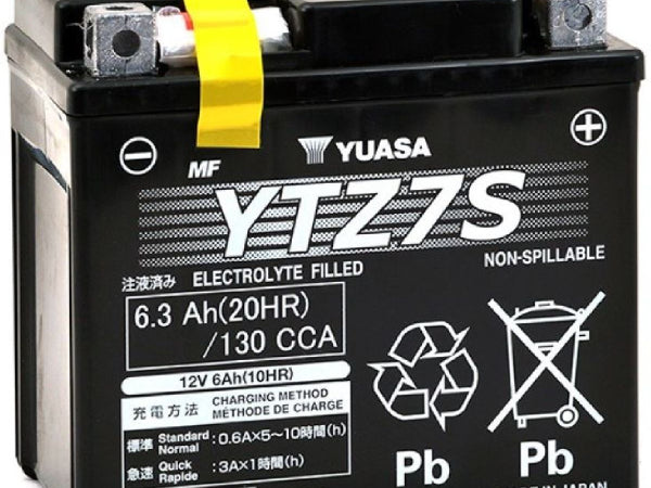 YUASA Fahrzeugbatterie AGM 12V/6.3Ah/130A