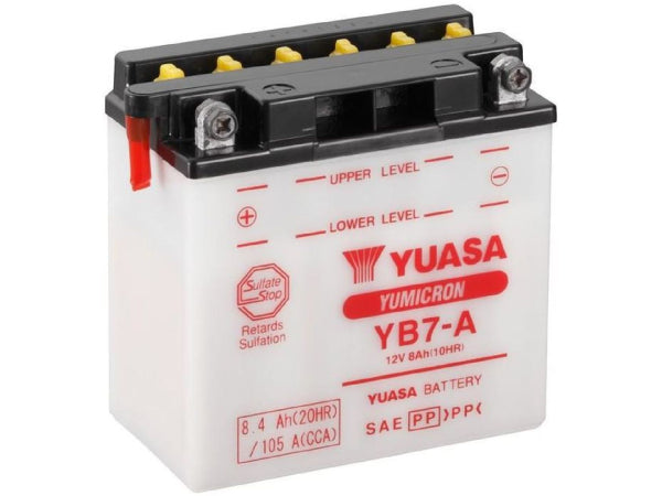 YUASA Fahrzeugbatterie Yumicron 12V/8.4Ah/105A