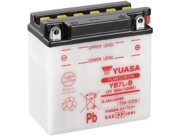 YUASA Fahrzeugbatterie Yumicron 12V/8.4Ah/75A