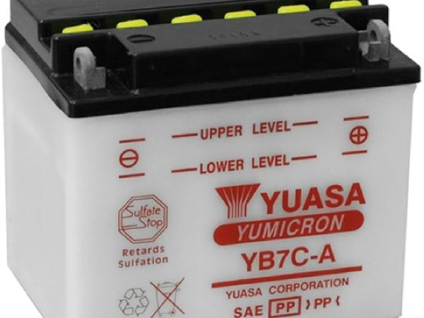 YUASA Fahrzeugbatterie Yumicron 12V/7.4Ah/75A