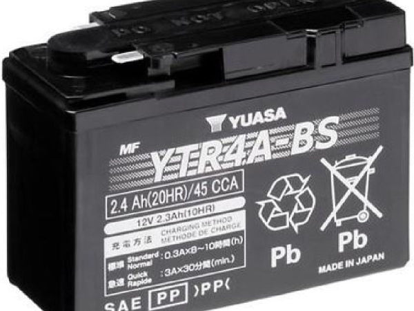Yuasa vehicle battery AGM 12V/2.4AH/45A