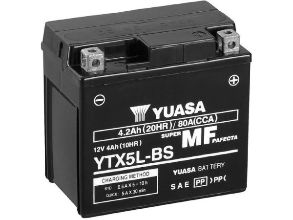 Batteria per veicoli Yuasa AGM 12V/4.2Ah/80A